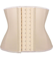 Satin Classic Waist Trainer Short Torso Beige