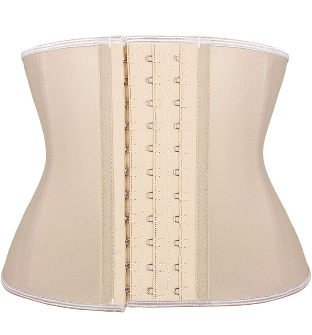 Satin Classic Waist Trainer Short Torso Beige