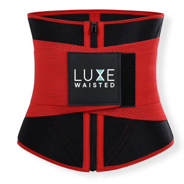 Luxe Waisted Sauna Belt Red