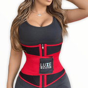 Luxe Waisted Sauna Belt Red