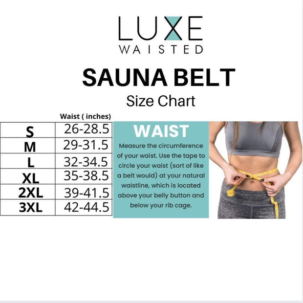 Luxe Waisted Sauna belt